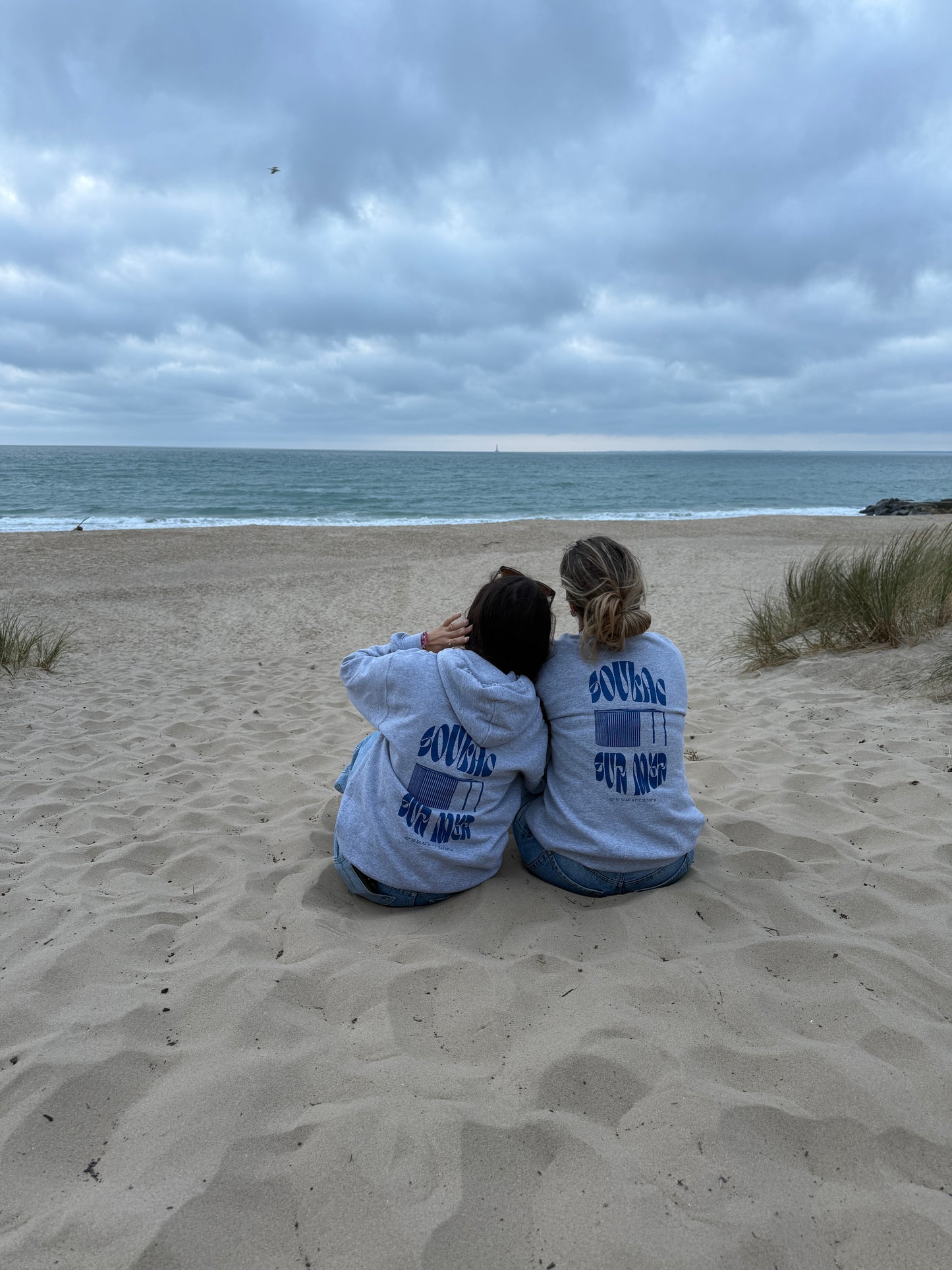 Sweat à capuche "Tente soulacaise"