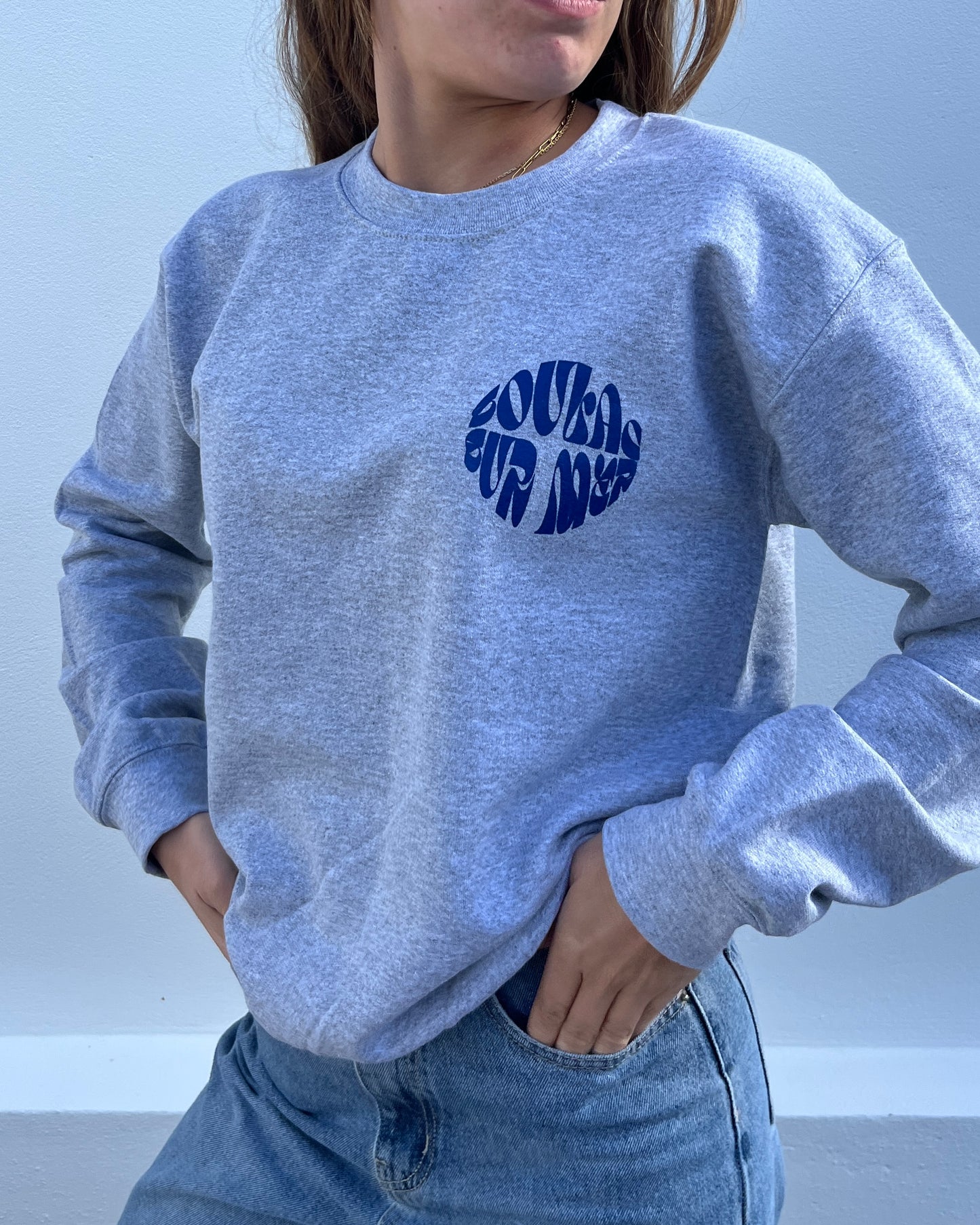 Sweat crewneck "Tente soulacaise"