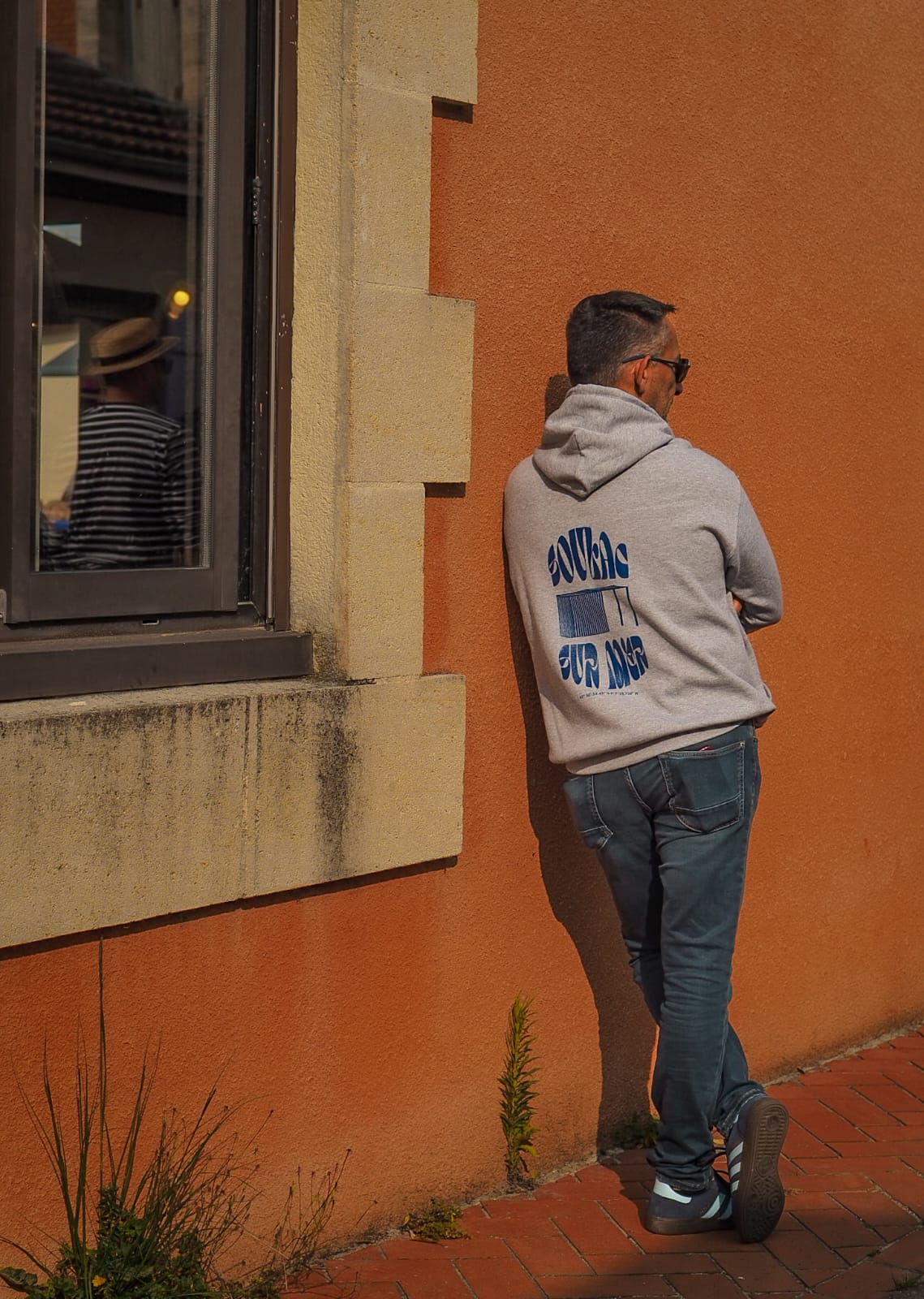 Sweat à capuche "Tente soulacaise"