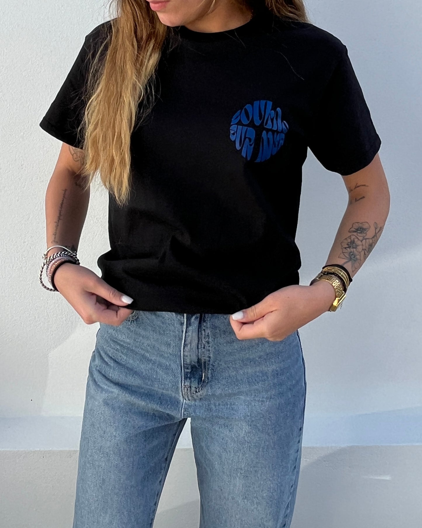 T-shirt "Tente soulacaise" noir
