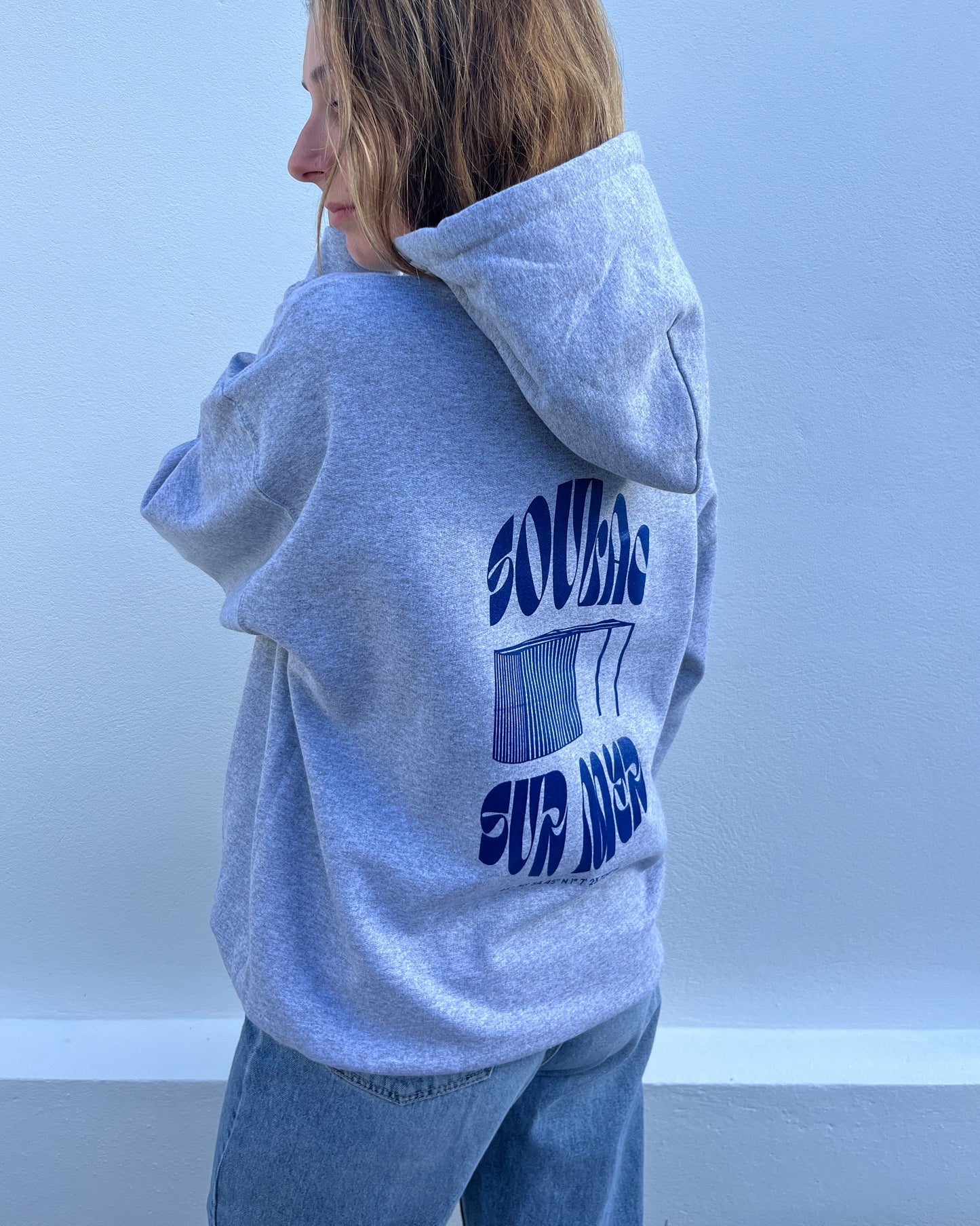 Sweat à capuche "Tente soulacaise"