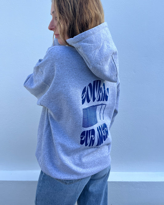 Sweat à capuche "Tente soulacaise"