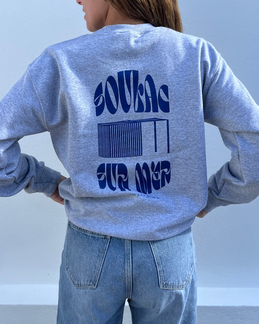 Sweat crewneck "Tente soulacaise"
