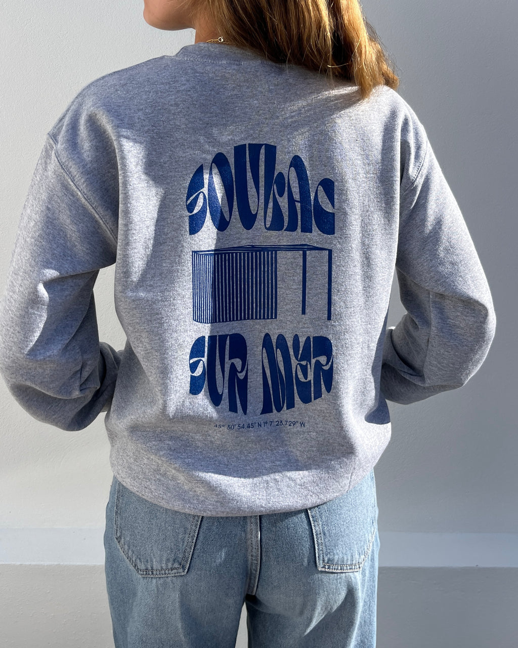 Sweat crewneck "Tente soulacaise"